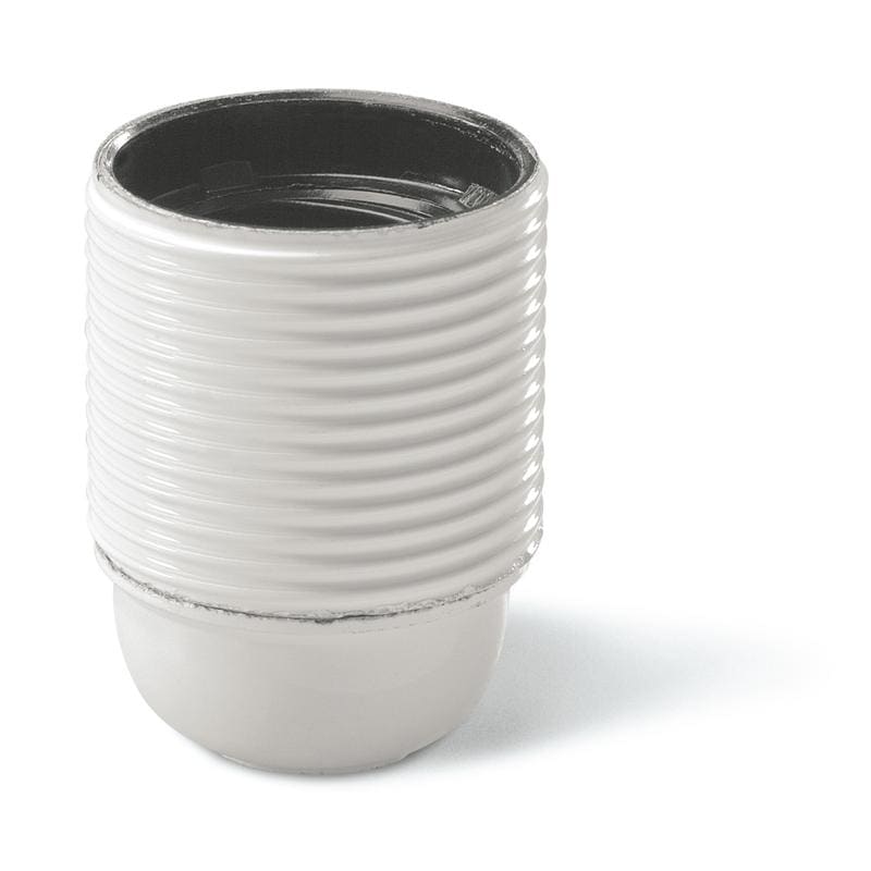 SCAME PARRE - PORTALAMPADA E27 N/M CF  BIANCO