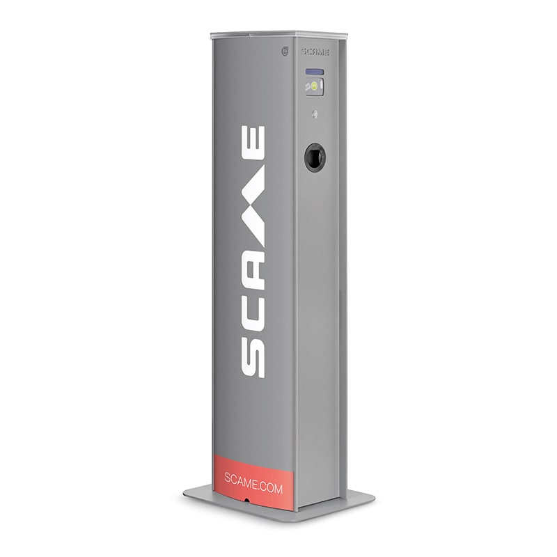 SCAME PARRE - COLONNINA 4XT2 7KW RCBO MID NET ROU