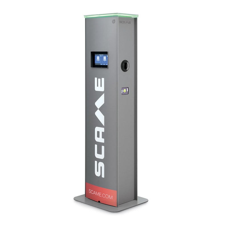SCAME PARRE - COLONNINA CA 2XT2 7,4KW RCBO MID ROU