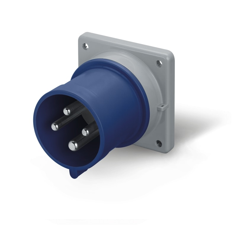 SCAME PARRE - SPINA DA INCASSO 32A 3P+N+T 9H IP44/IP54