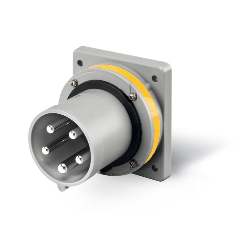 SCAME PARRE - SPINA DA INCASSO 63A 2P+T 4H IP44/IP54