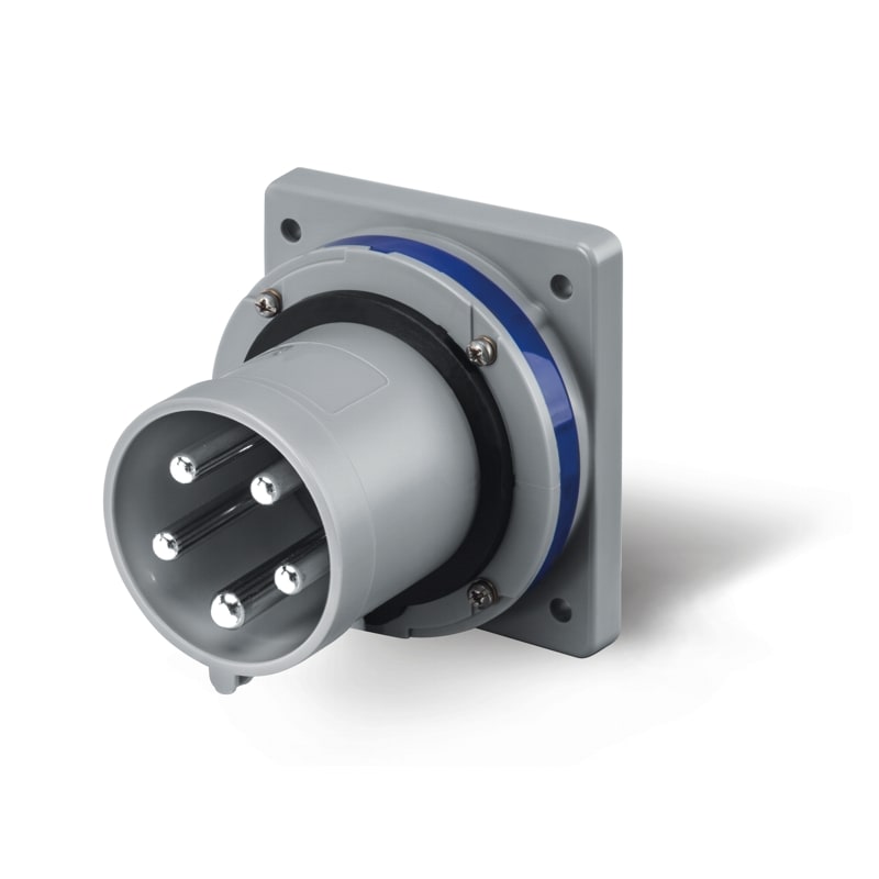 SCAME PARRE - SPINA DA INCASSO 63A 3P+N+T 9H IP44/IP54