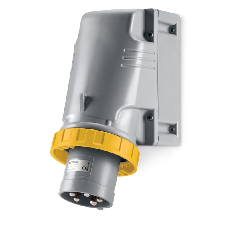 SCAME PARRE - SPINA FISSA 2P+T IP66/IP67 63A 4H