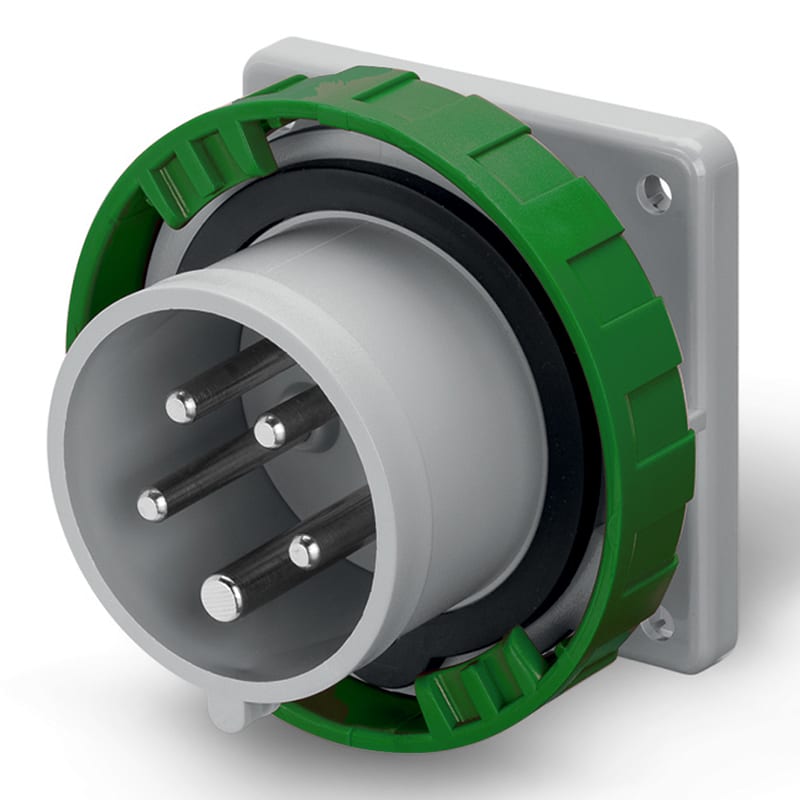 SCAME PARRE - SPINA DA INCASSO 16A 3P+N+T 2H >50V