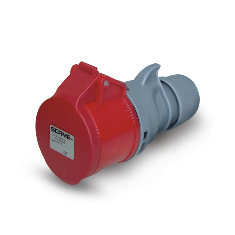 SCAME PARRE - PRESA MOBILE 16A 6P+T 9H IP44 200-250V