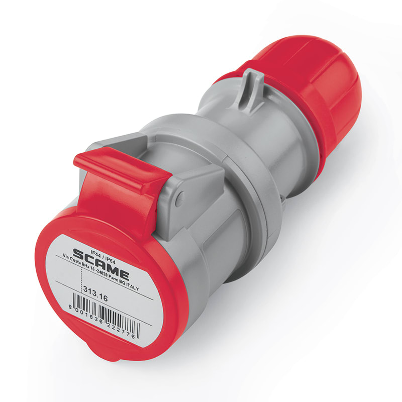 SCAME PARRE - PRESA MOBILE 3P+T IP44 16A 6H 380-415V
