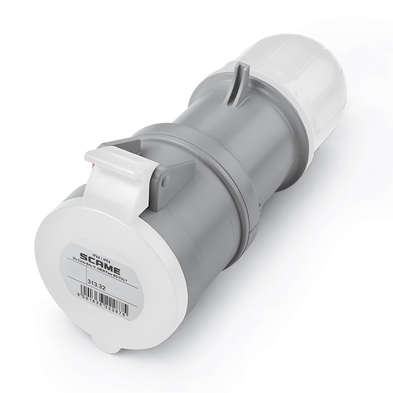 SCAME PARRE - PRESA MOBILE 2P+T IP44 32A 12H TST>50V