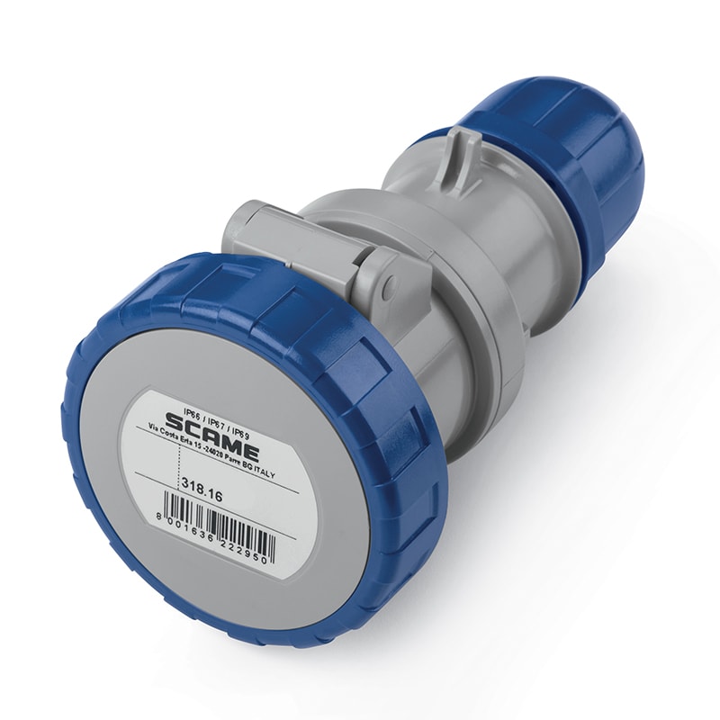 SCAME PARRE - PRESA MOBILE 16A 3P+T 9H IP66/IP67/IP69
