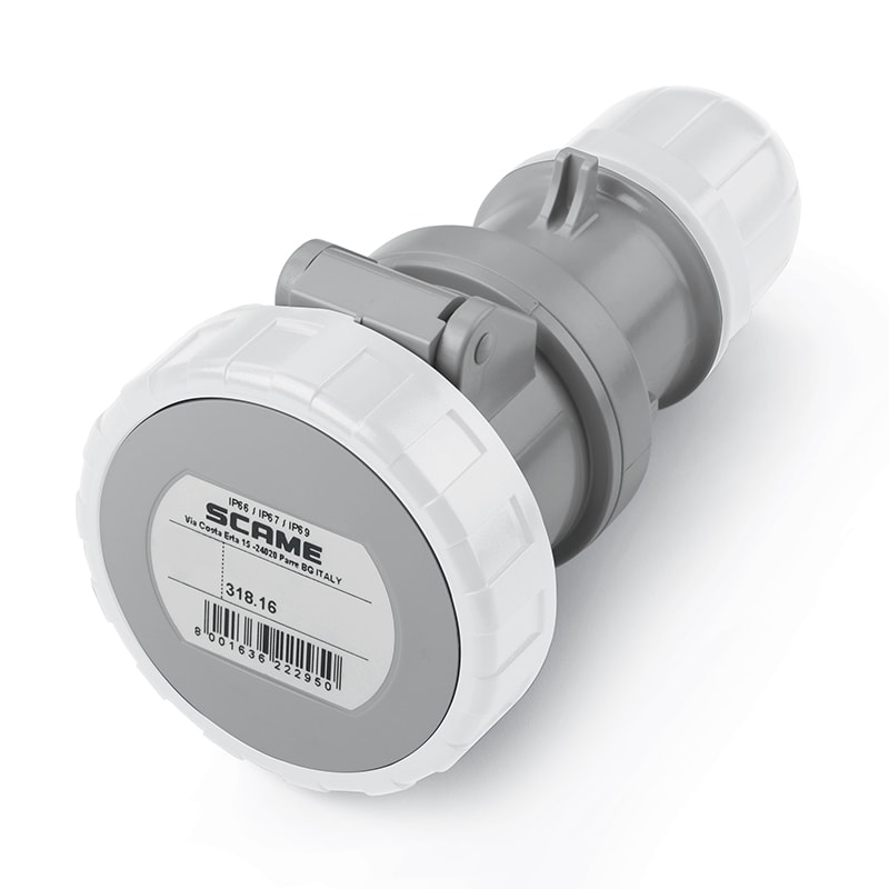 SCAME PARRE - PRESA MOBILE 16A 3P+T 12H IP66/IP67/IP69