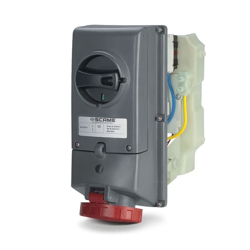 SCAME PARRE - PRESA INTERBL. 3P+N+T IP66/IP67 16A 6H