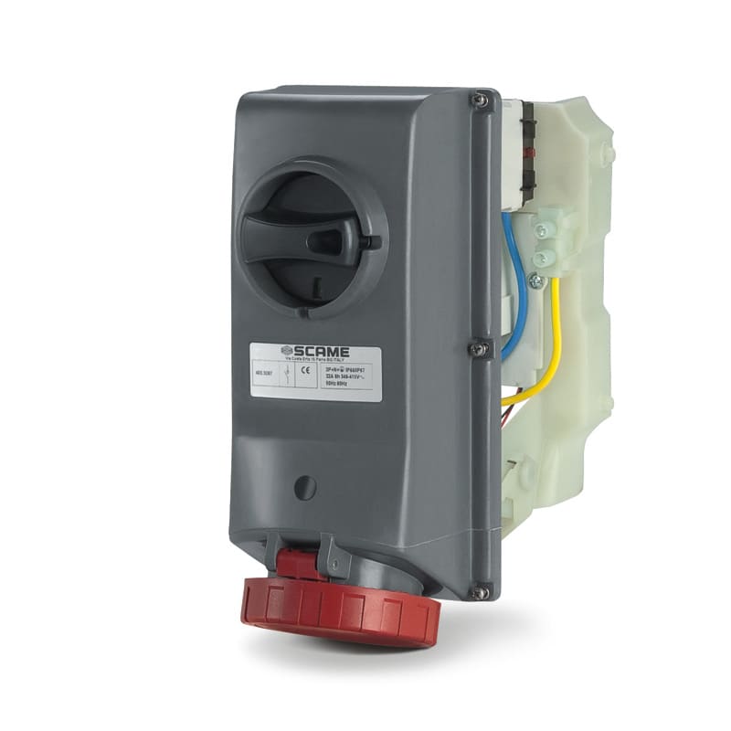 SCAME PARRE - PRESA INTERBL. 2P+T IP66/IP67 32A 2H