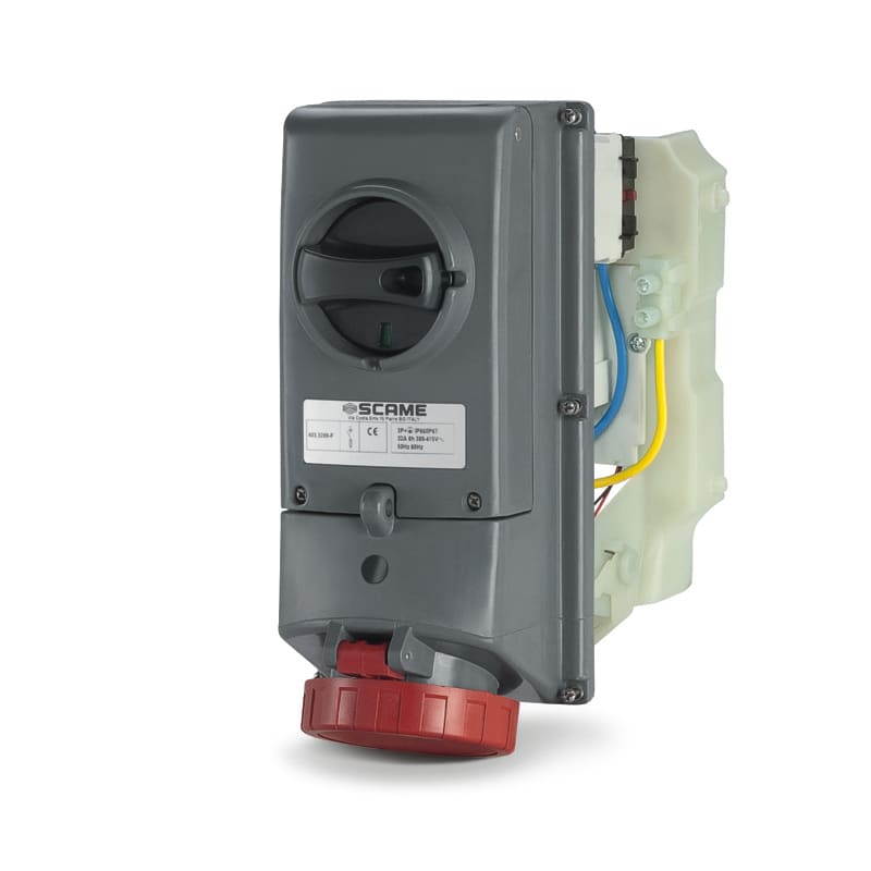 SCAME PARRE - PRESA INTERBL. 3P+N+T IP66/IP67 32A 5H