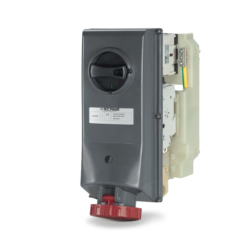 SCAME PARRE - PRESA INTERBL. 3P+N+T IP66/IP67 63A 6H