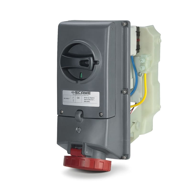 SCAME PARRE - PRESA INTERBL. 3P+N+T IP66/IP67 16A 6H
