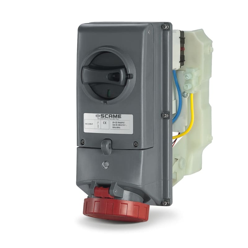 SCAME PARRE - PRESA INTERBL. 2P+T IP66/IP67 32A 12H