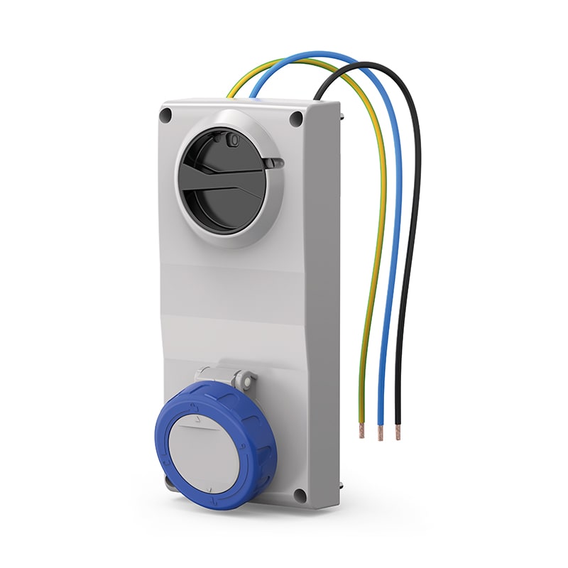 SCAME PARRE - PRESA INCASSO PROXIMA 2P+T 16A  6H