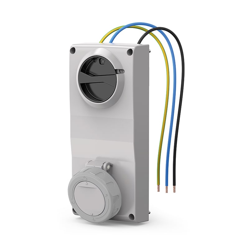 SCAME PARRE - PRESA INCASSO PROXIMA 2P+T 16A  3H