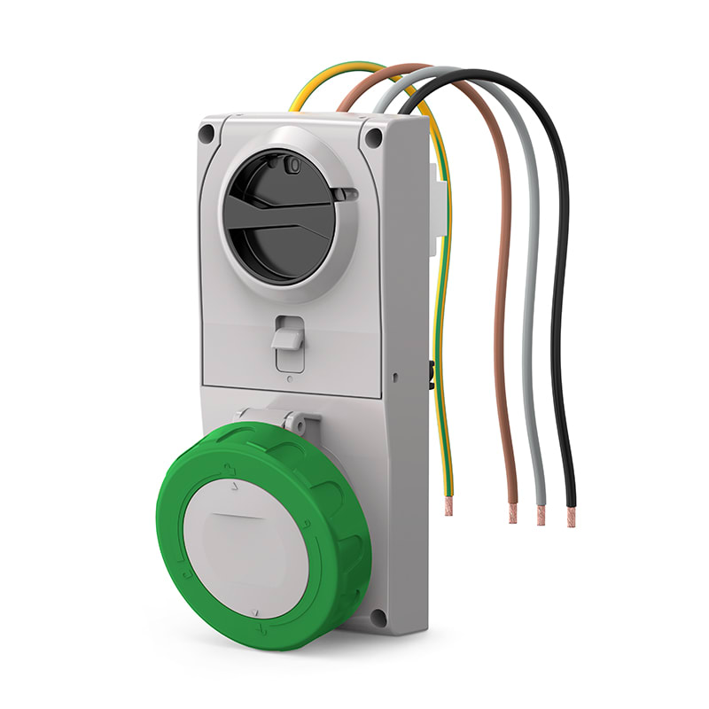 SCAME PARRE - PRESA INCASSO PROXIMA C/FUS.3P+T 32A  2H