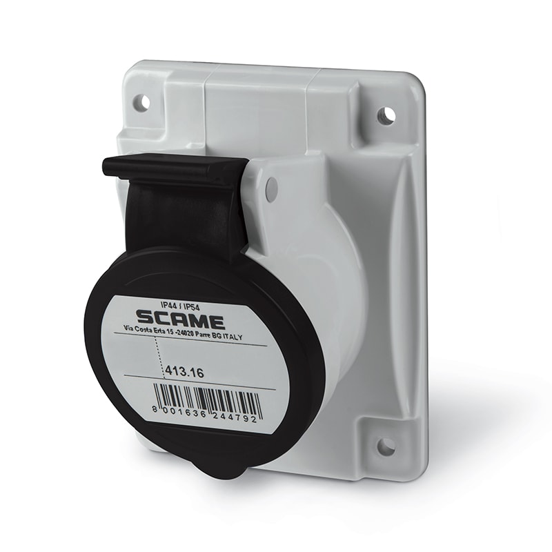 SCAME PARRE - PRESA FISSA 3P+T IP44 16A 7H 480-500V CA