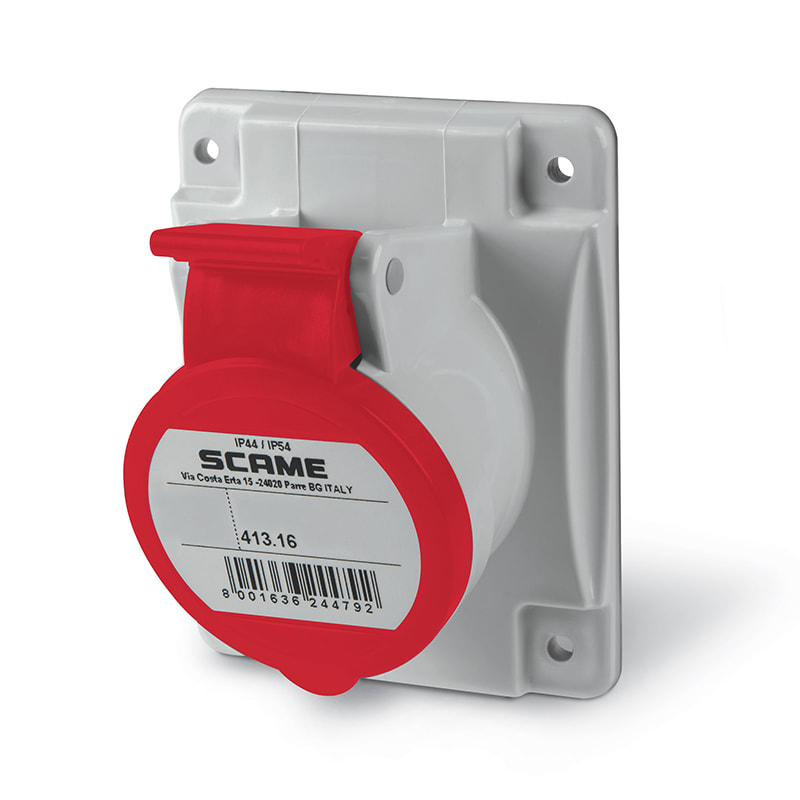 SCAME PARRE - PRESA INCASSO 3P+N+T IP44 16A 6H