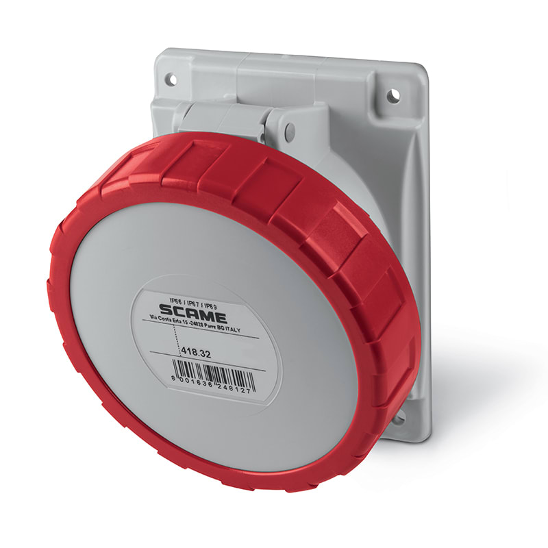 SCAME PARRE - PRESA INCASSO 3P+T IP66/IP67 32A 6H