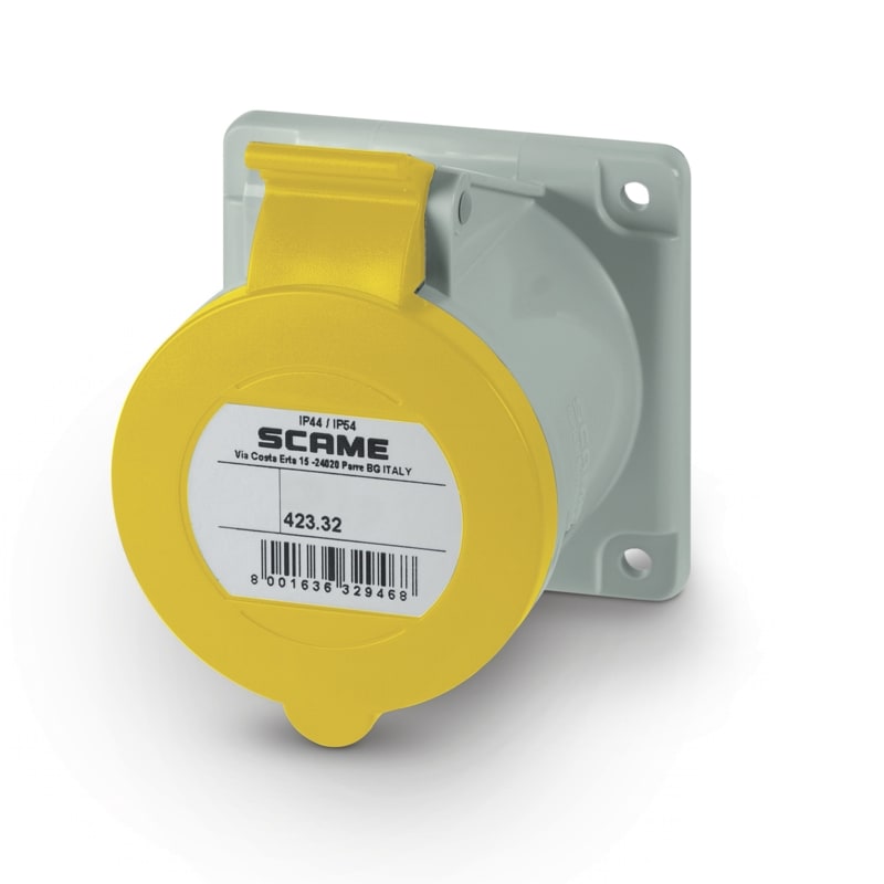 SCAME PARRE - PRESA INCASSO 2P+T IP44/IP54 32A 4H