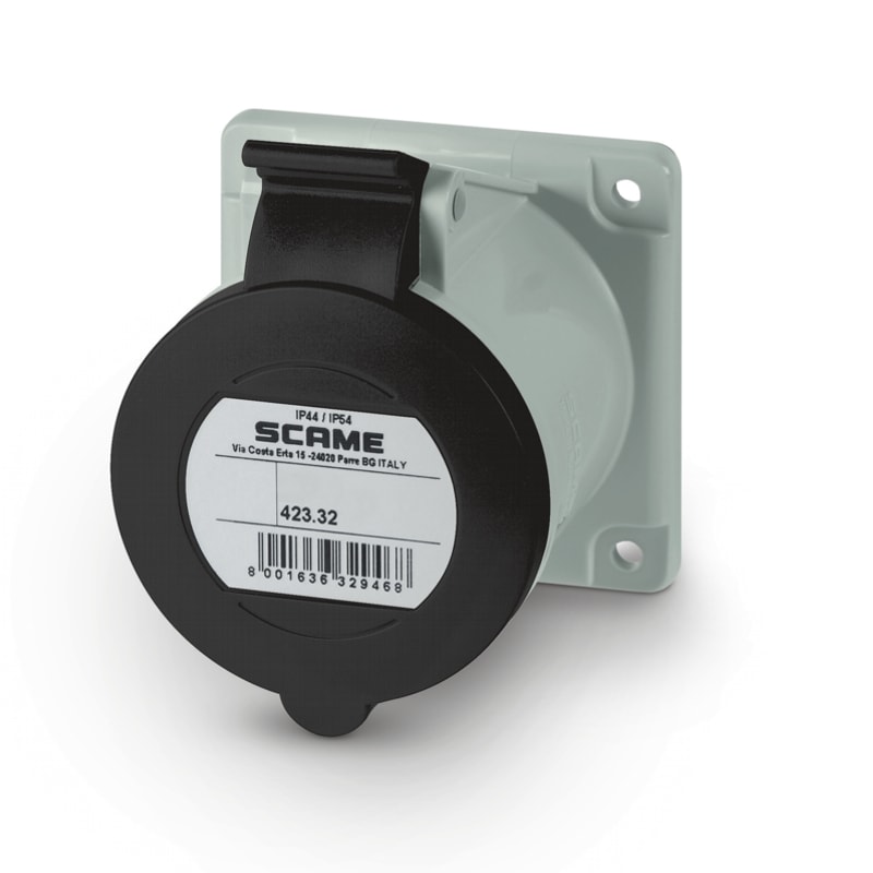 SCAME PARRE - PRESA INCASSO 2P+T IP44/IP54 32A 7H