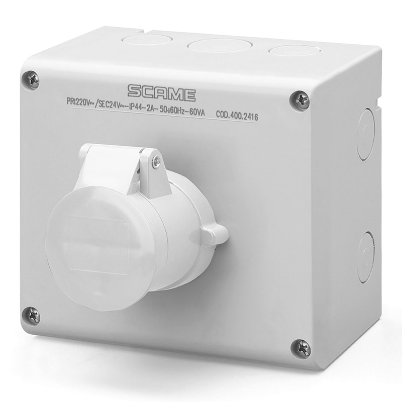 SCAME PARRE - PRESA INTERBL. 16A 2P 12H IP44 40-50V