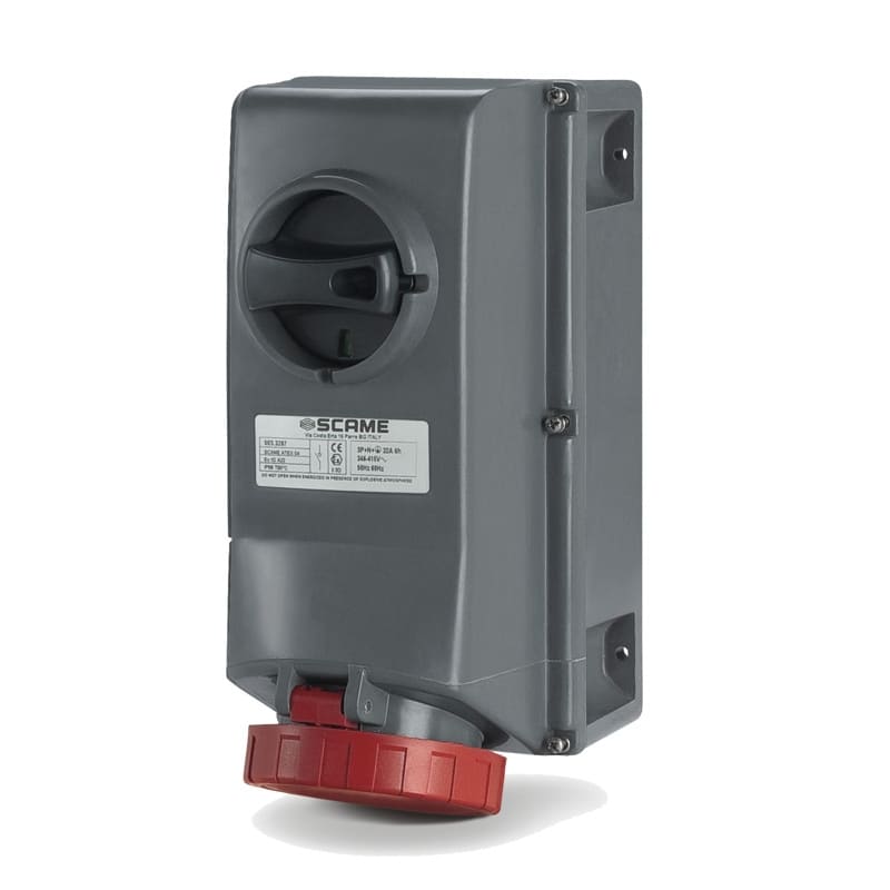SCAME PARRE - PRESA INTERBL. 3P+N+T IP66 16A 6H