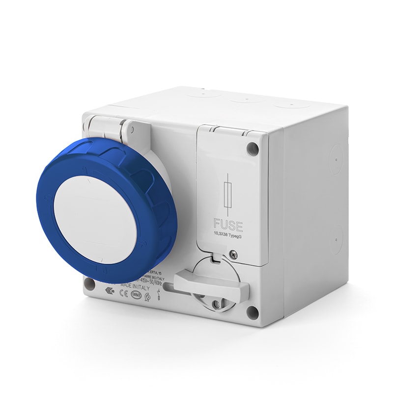 SCAME PARRE - PRESA INTERBL. 16A 2P+T 6H IP66/IP67