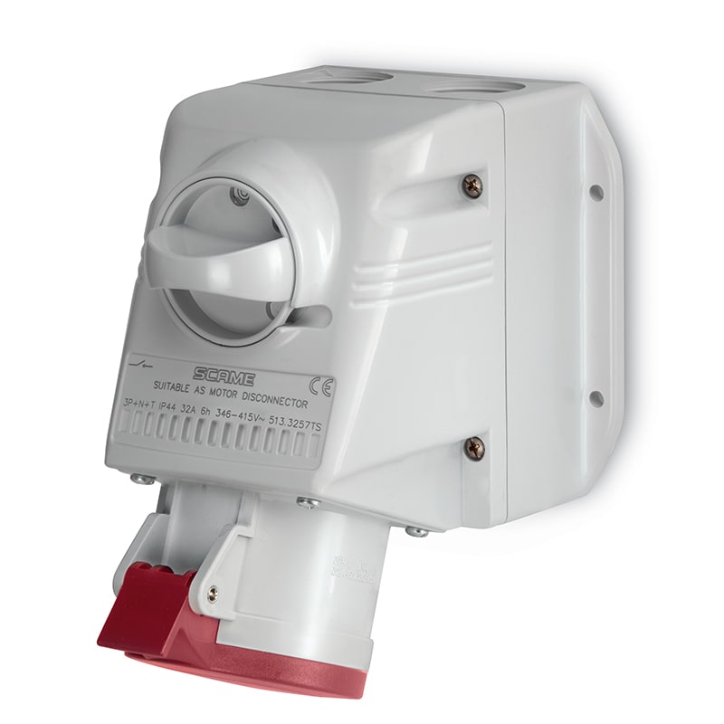 SCAME PARRE - PRESA PARETE 3P+N+T IP44 16A 6H 346-415V