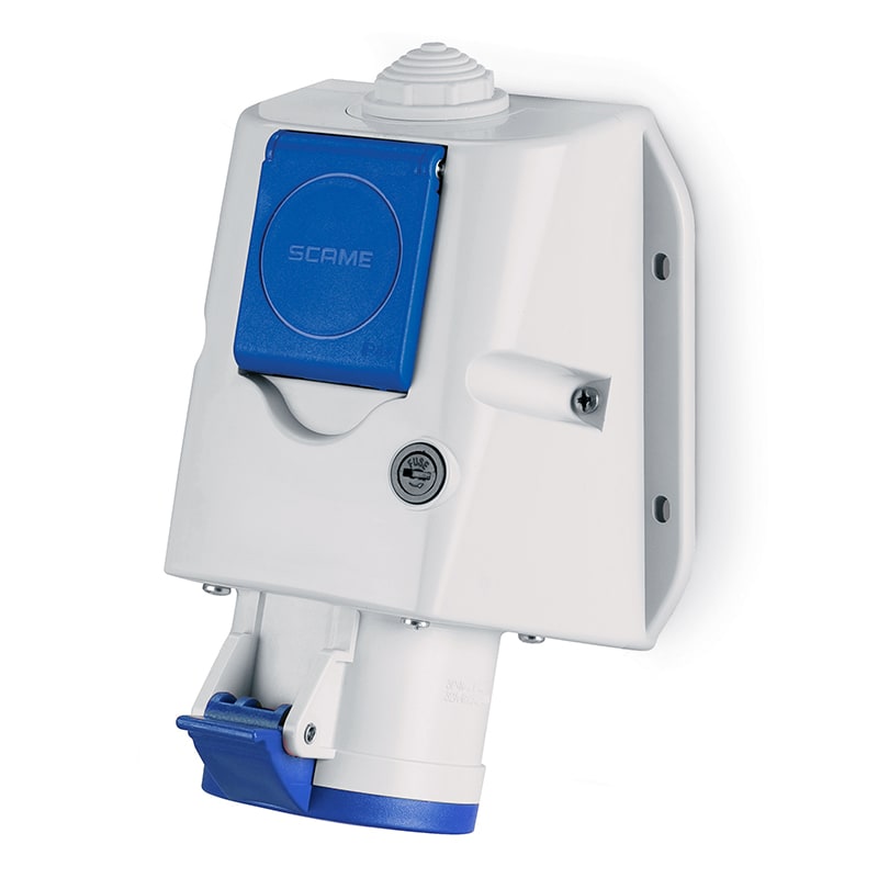 SCAME PARRE - PR. PARETE COMBI 32A 2P+T   - PLURISTAND