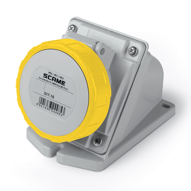 SCAME PARRE - PRESA PAR.C/INC.2P+T 16A 67 4H