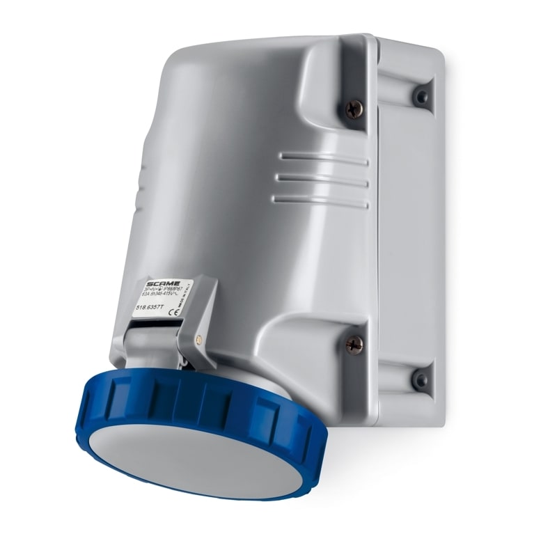 SCAME PARRE - PRESA PARETE 2P+T IP66/IP67 125A 6H