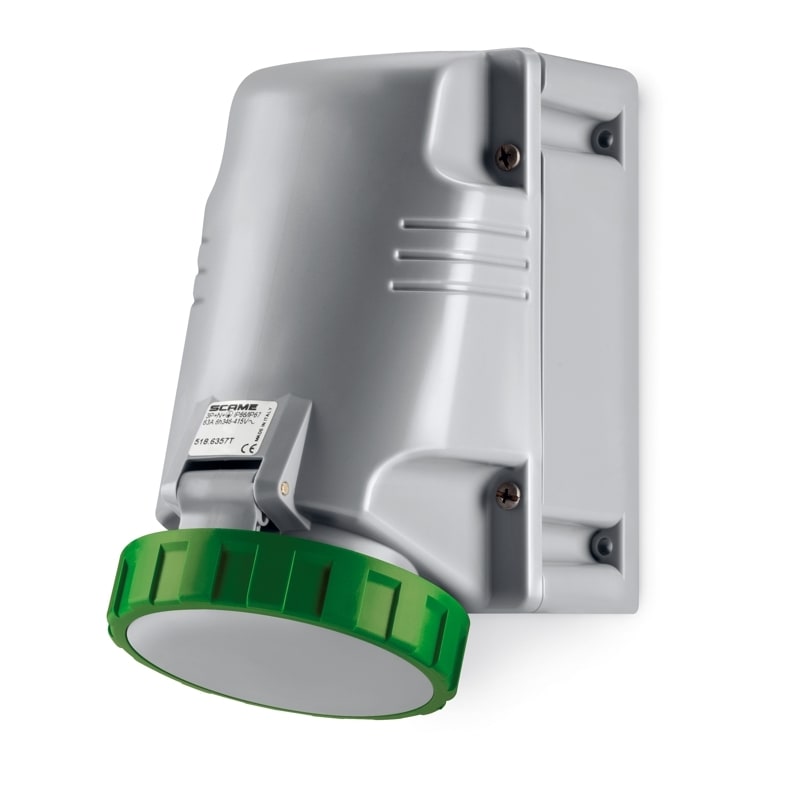SCAME PARRE - PRESA PARETE 3P+T IP66/IP67 125A 10H
