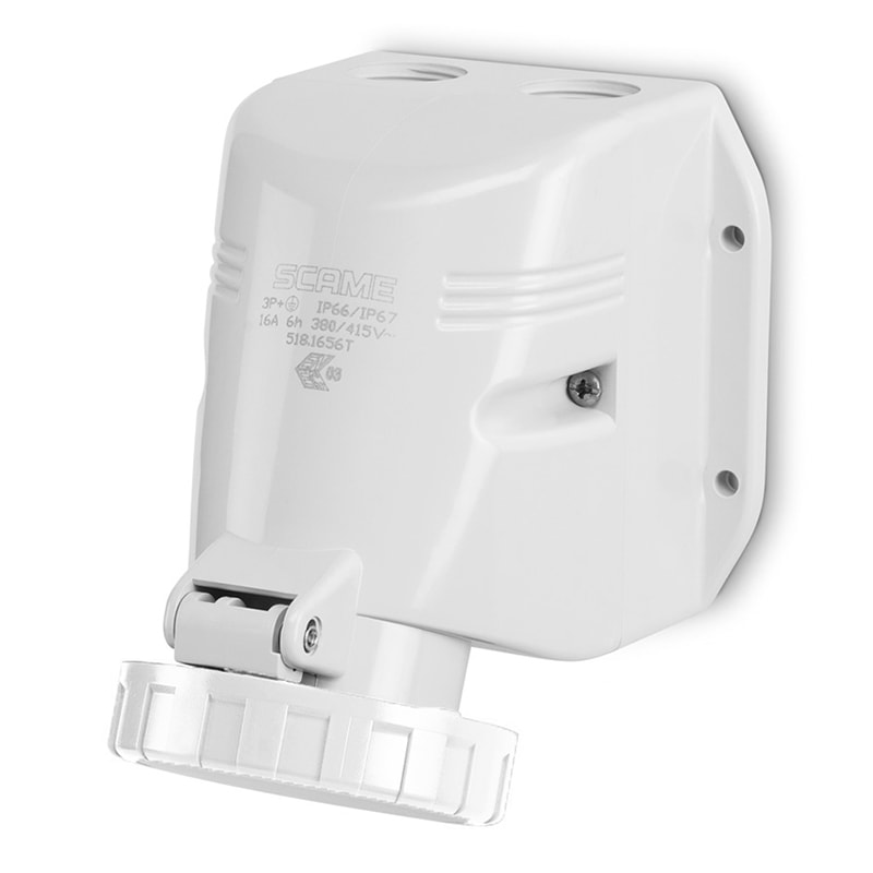 SCAME PARRE - PRESA PAR. TOP OPTIMA 2P + T 16A 3H IP67