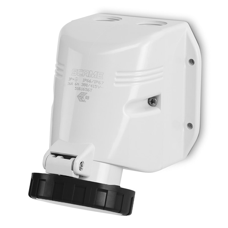 SCAME PARRE - PRESA PARETE 3P+N+T IP66/IP67 16A 5H
