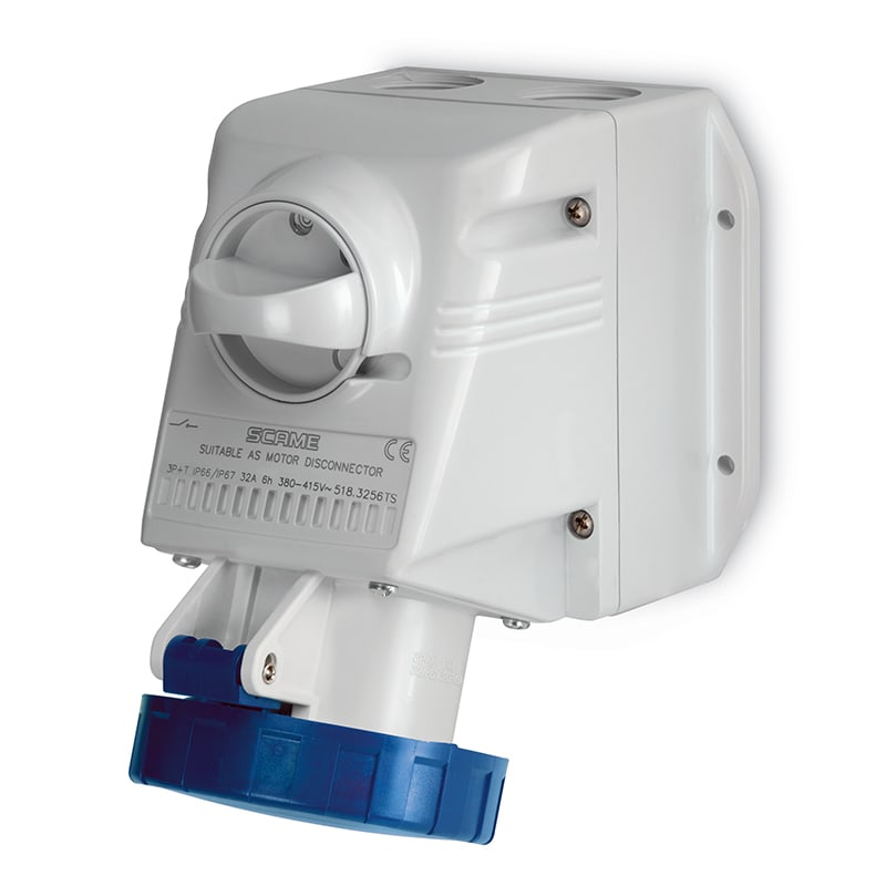 SCAME PARRE - PRESA PARETE 3P+N+T IP66/IP67 32A 6H