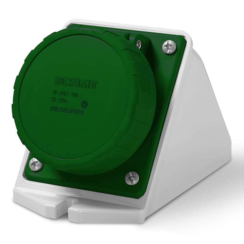 SCAME PARRE - PRESA PARETE C/INCL.3P 16A <50V 11H IP67
