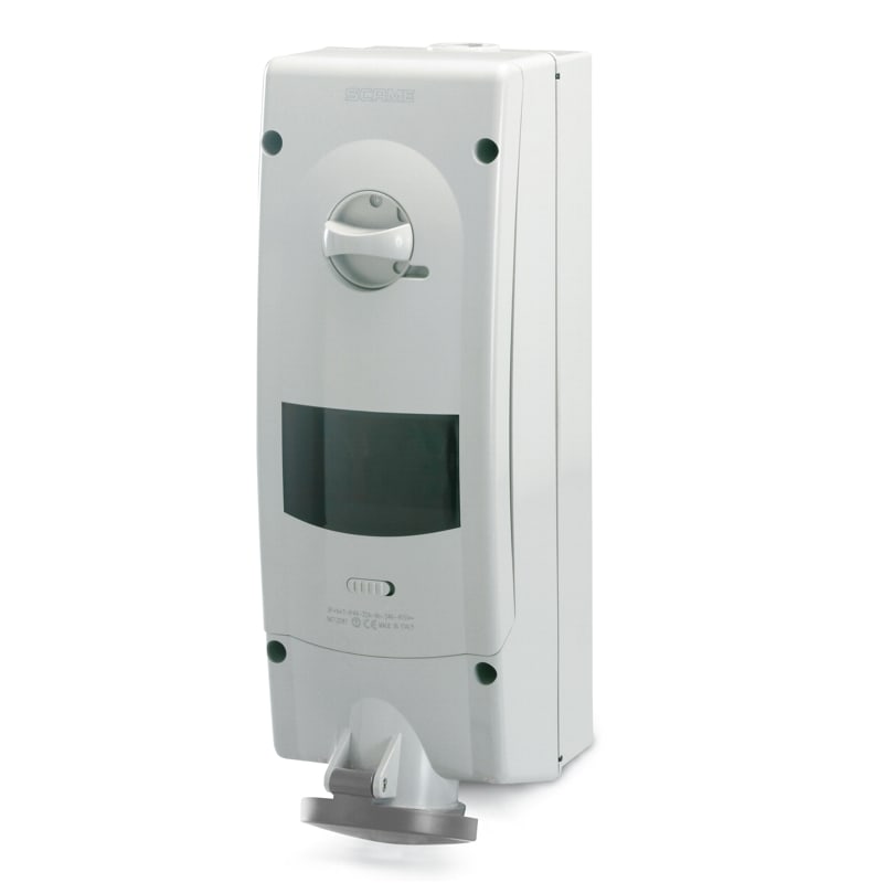 SCAME PARRE - PRESA ADVANCE 2  2P+T 16A 8H IP44 C/DIN