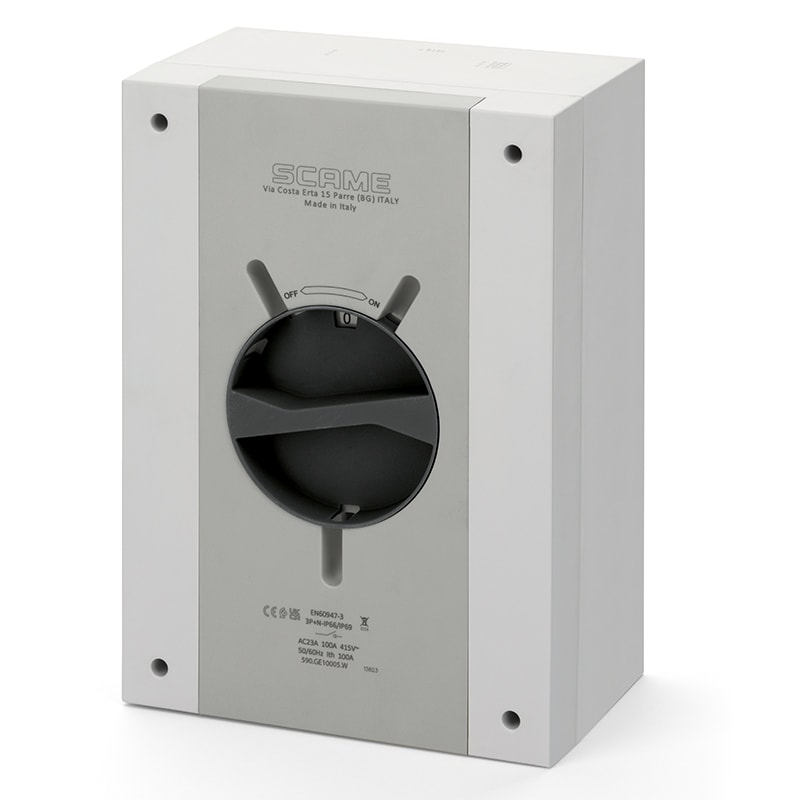 SCAME PARRE - INT. DI MANOVRA/SEZ. 125A 3P IP55
