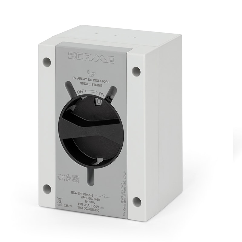 SCAME PARRE - ISOLATORS USO GENERALE 1000V DC - 30A 2P