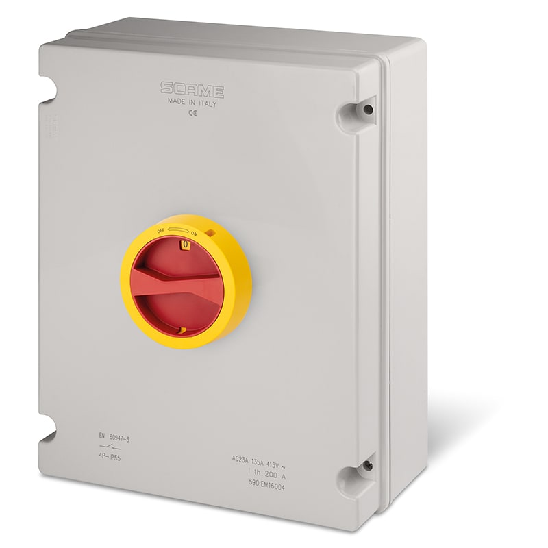 SCAME PARRE - INT. DI MANOVRA/SEZ. 160A 6P IP65