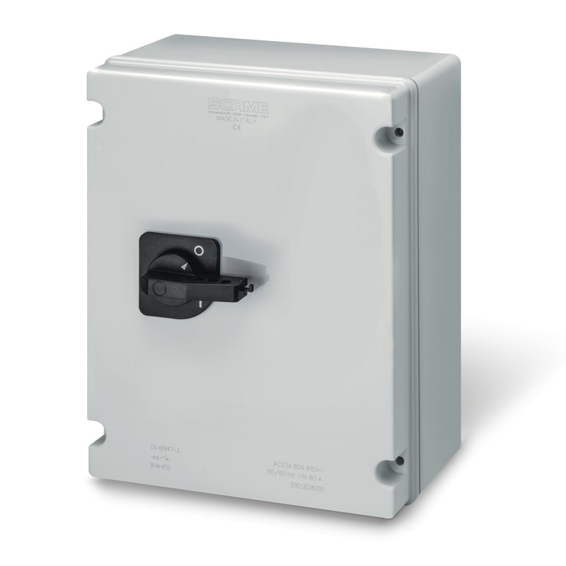 SCAME PARRE - INT. DI MANOVRA/SEZ. 125A 3P IP55