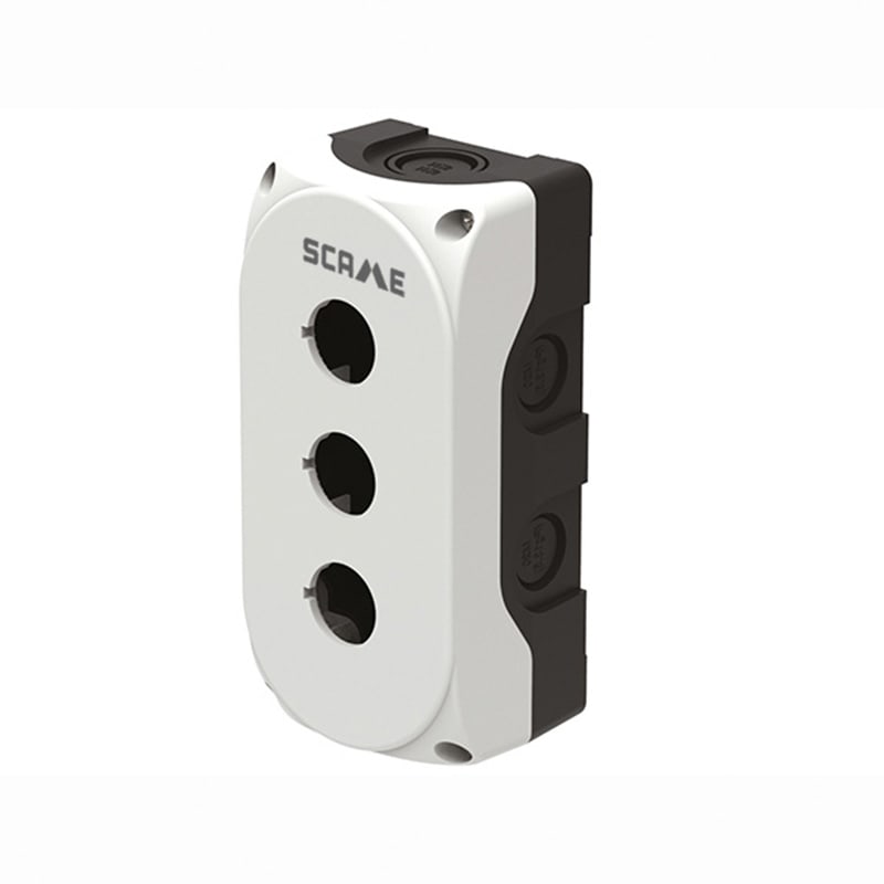 SCAME PARRE - CONTENITORE 3 POSTI GRIGIO