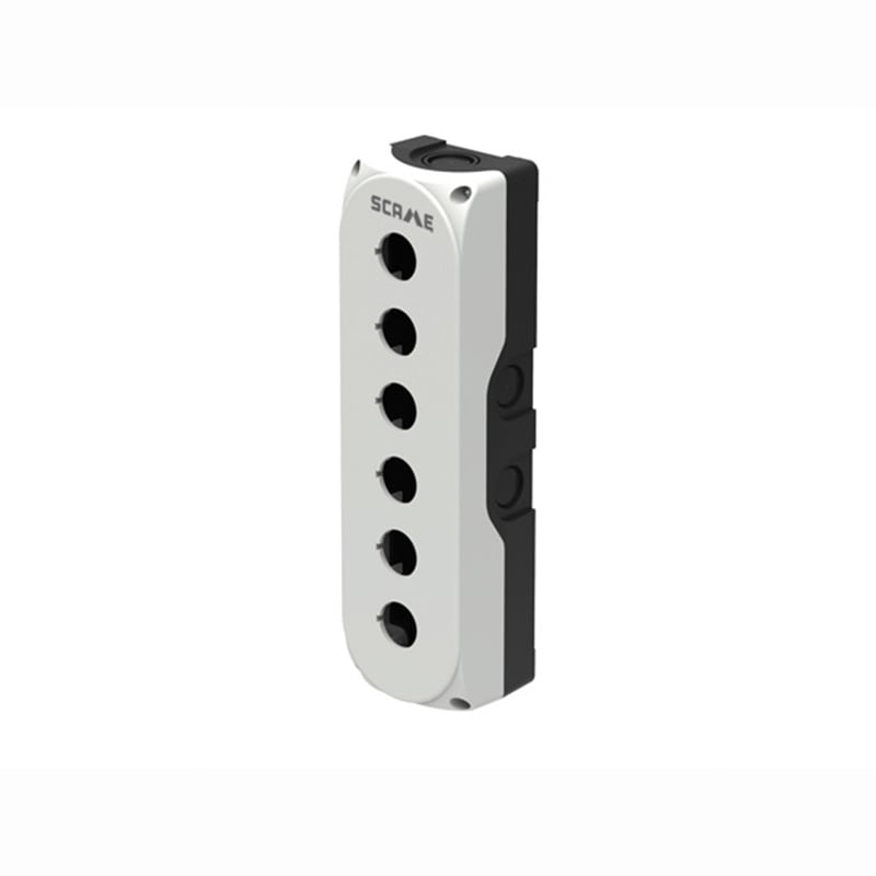 SCAME PARRE - CONTENITORE 6 POSTI GRIGIO