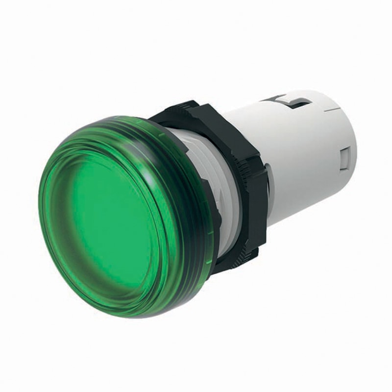 SCAME PARRE - LAMPADA MONOBLOCCO 230V - LED VERDE