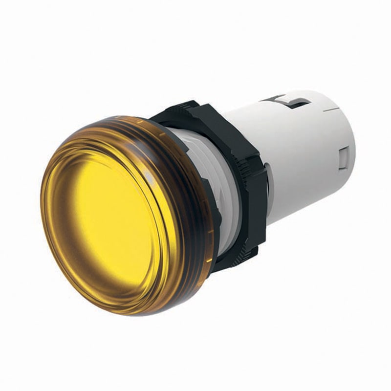 SCAME PARRE - LAMPADA MONOBLOCCO 230V - LED GIALLO