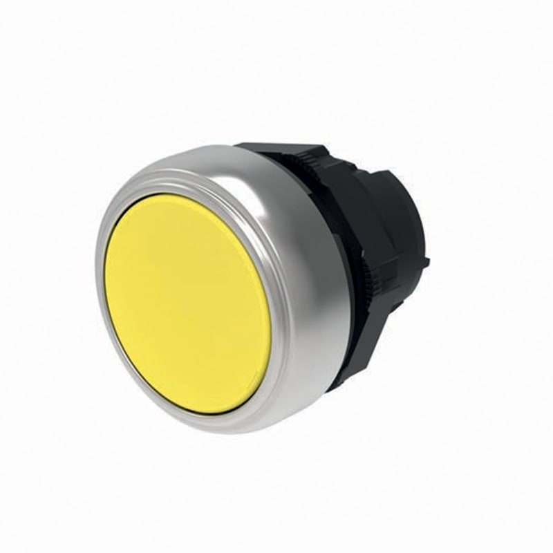 SCAME PARRE - PULSANTE IMPULSO RASATO GIALLO