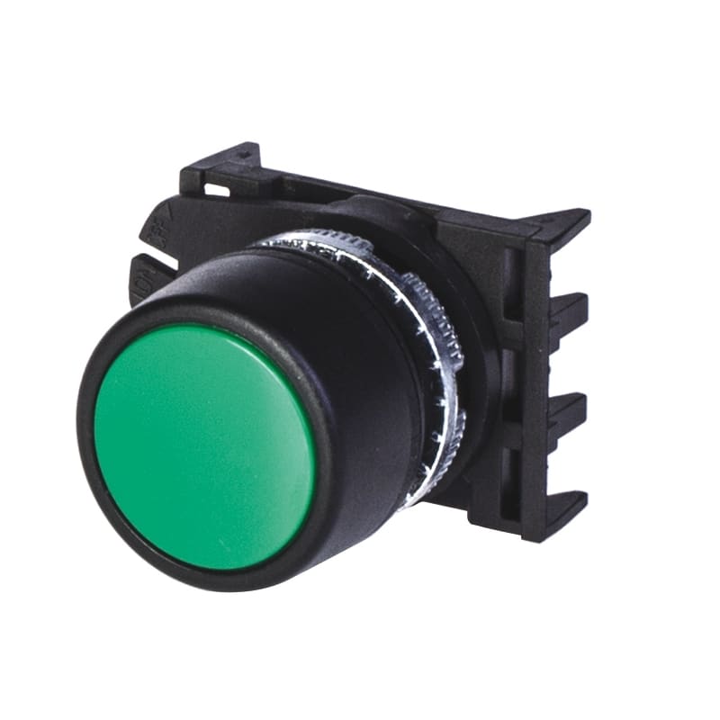 SCAME PARRE - PULSANTE RASATO VERDE